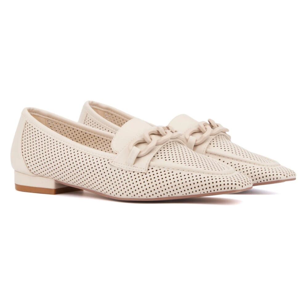 Torgeis Women's Nude Kalina Loafers Size 7